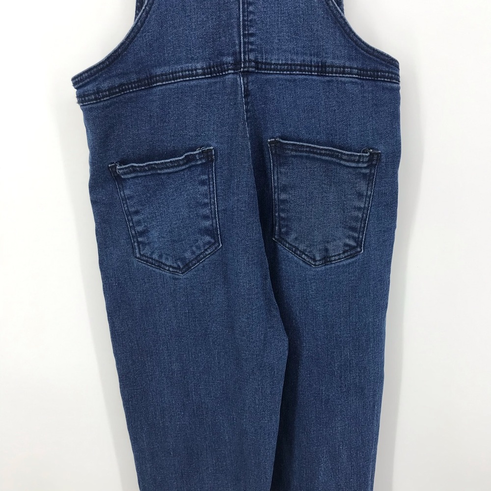 ZY Denim Ruffle Cuff Overalls - Picture 4 of 5